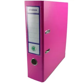 segregator-z-dzwignia-biurowy-szeroki-twardy-a4-pp-ekobox-80mm-rozowy