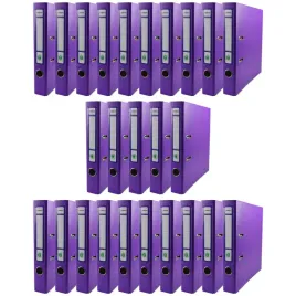 segregator-fioletowy-a4-2-ringi-okucia-dzwignia-ekobox-50mm-waski-25szt