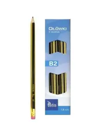 olowek-grafitowy-z-gumka-2b-12-szt-tetis