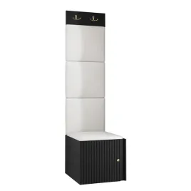 czarna-garderoba-ryfel-slim-xxii-panel-4-szt