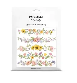 paperself-flower-chain-2-tymczasowy-tatuaz-naklejka