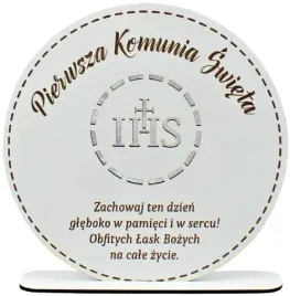 pierwsza-komunia-swieta-pamiatka-z-zyczeniami-stojak-kolo-personalizacja
