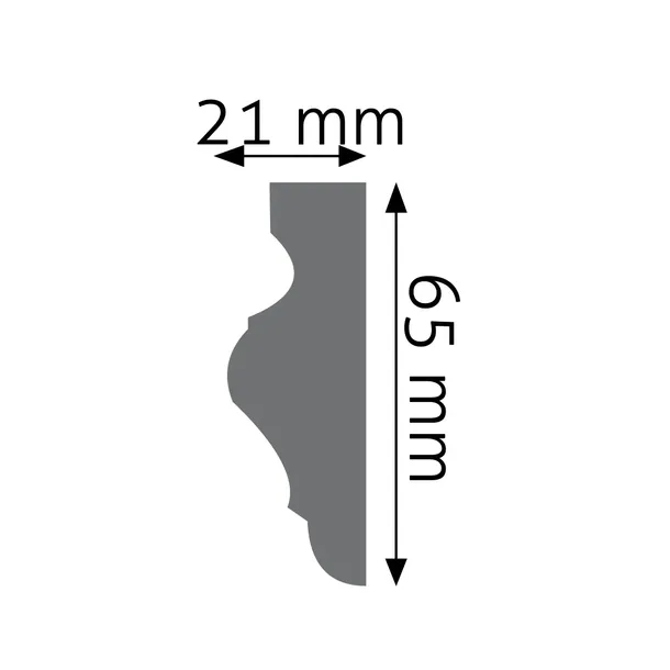 listwa-scienna-gladka-creativa-lng-02-65-cm-stan-nowy