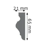 listwa-scienna-gladka-creativa-lng-02-65-cm-stan-nowy