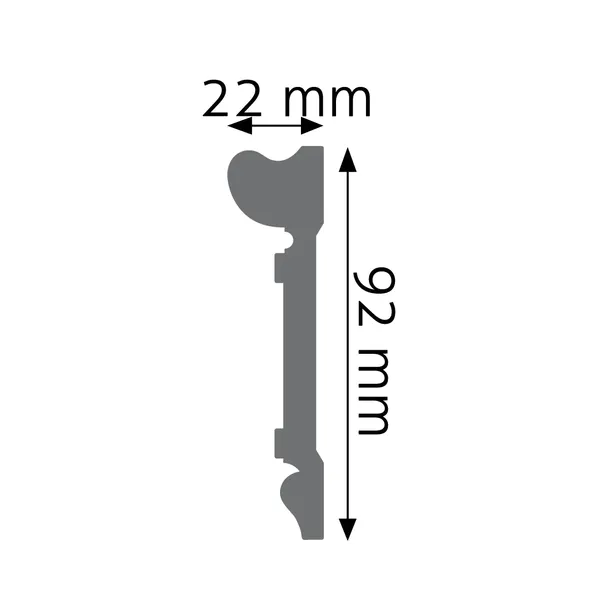 listwa-scienna-gladka-creativa-lpc-21-9cm-stan-nowy