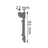 listwa-scienna-gladka-creativa-lpc-21-9cm-stan-nowy