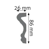 listwa-scienna-gladka-creativa-lng-03-85-cm-stan-nowy
