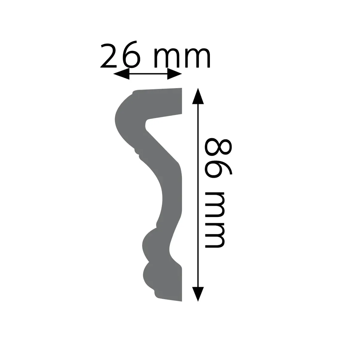 listwa-scienna-gladka-creativa-lng-03-85-cm-stan-nowy