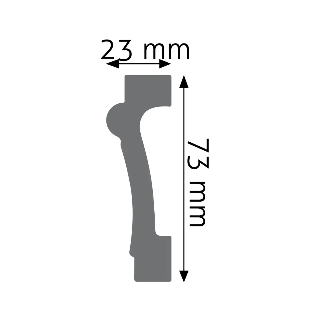 listwa-scienna-gladka-creativa-lpc-05-74cm-stan-nowy