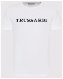t-shirt-meski-z-logo-trussardi-biala-koszulka