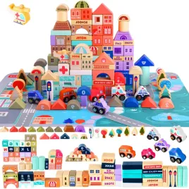 drewniane-klocki-miasto-auto-115-klockow-puzzle
