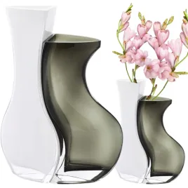 wazon-szklany-bialo-czarny-2w1-szklo-25-cm-podwojny