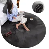 dywan-okragly-rabbit-strado-140x140-deepgrey-szary-marka-strado