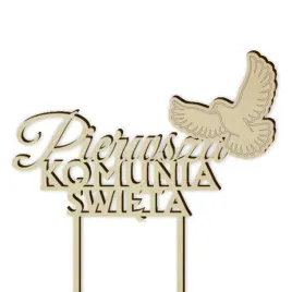 topper-drewniany-pierwsza-komunia-sw-golebica-14-x-17-cm