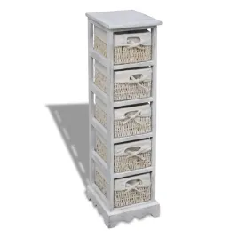 bialy-regal-drewniany-z-5-koszykami-25-x-28-x-90-cm