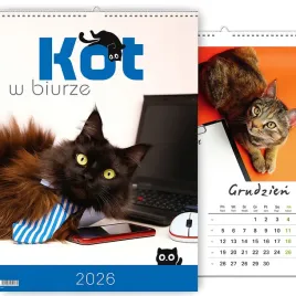 kalendarz-wieloplanszowy-2026-duzy-scienny-13-plansz-zwierzeta-kot-w-biurze