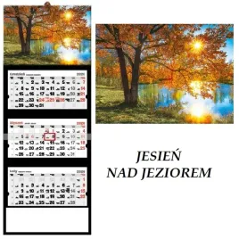 kalendarz-trojdzielny-scienny-premium-2026-zawieszka-jesien-jezioro-las