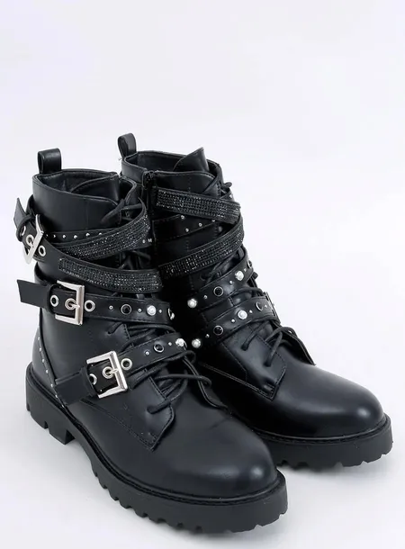 botki-militarne-fleur-black-38-stan-nowy