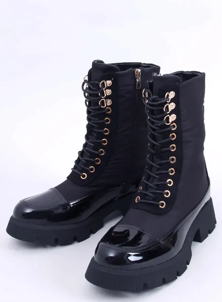 botki-sznurowane-merced-black-39-stan-nowy