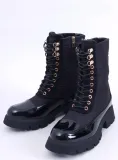 botki-sznurowane-merced-black-39-stan-nowy