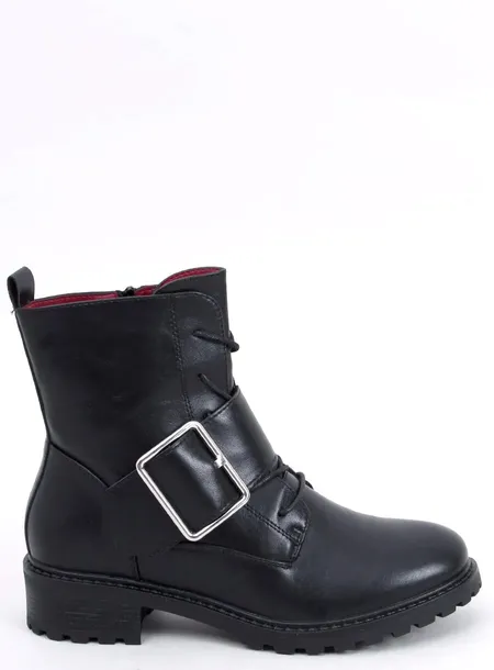 botki-sznurowane-billy-black-37-stan-nowy