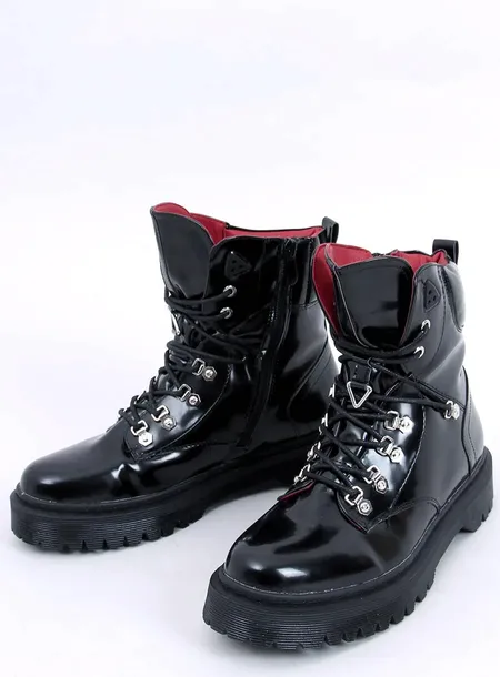 botki-sznurowane-kari-black-40-stan-nowy