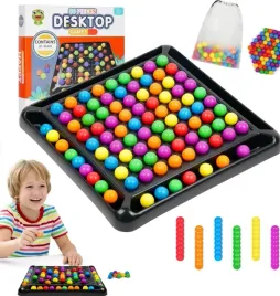 gra-planszowa-logiczna-kolorowe-kulki-ukladanka-szachownica-dla-dzieci