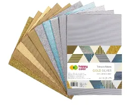 tektura-falista-a4-gold-silver-mix-10ark-5-kolorow-happy-color