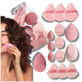 zestaw-gabek-do-makijazu-rozowych-w-sloiczku-blender-puszki-do-pudru-sloik