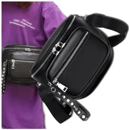 skorzana-torebka-damska-cwieki-listonoszka-crossbody-czarna-suwak-2w1-punk