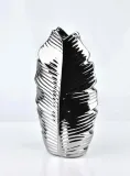 leaf-silver-wazon-7x14xh28cm-stan-nowy