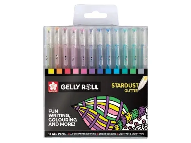 Zestaw GELLY ROLL Stardust 12 kolorów