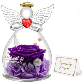 aniol-ewige-roza-prezent-dla-mamy-aniol-ochronny-kwiat-na-urodziny