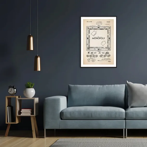plakat-z-patentem-monopoly-stan-nowy