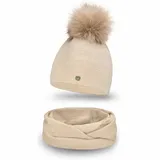 pamami-komplet-damski-czapka-z-pomponem-i-komin-bezowy
