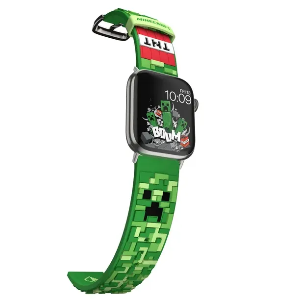 minecraft-pasek-do-apple-watch-creeper-3d-stan-nowy-waga-z-opakowaniem-0-3-kg