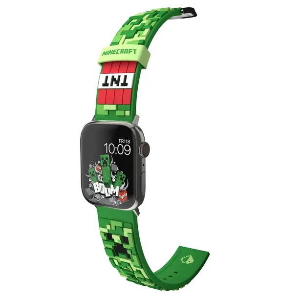 minecraft-pasek-do-apple-watch-creeper-3d-waga-z-opakowaniem-0-3-kg-stan-nowy