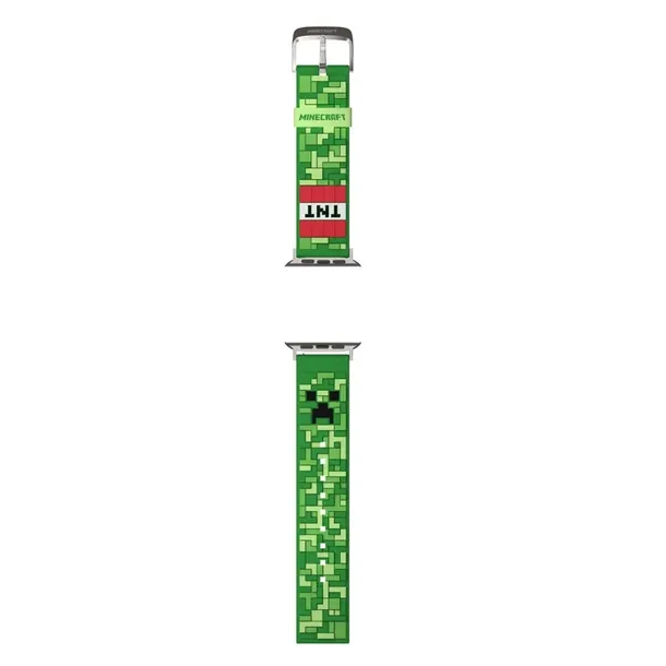 minecraft-pasek-do-apple-watch-creeper-3d-stan-nowy