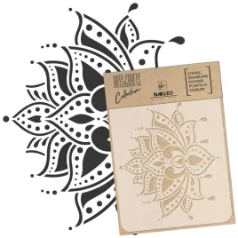 szablon-malarski-scrapbooking-craft-indyjski-kwiat-lotosu-a4-21x30cm