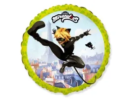 balon-foliowy-cat-noir-biedronka-i-czarny-kot-okragly-45-cm-18-cali