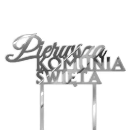 topper-z-pleksy-pierwsza-komunia-sw-napis-srebrny-lustrzany-14-x-14