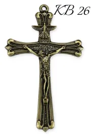 krzyz-na-szyje-z-rzemykiem-pamiatka-bierzmowania-kb26-chrystus-krol