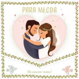 karnet-na-slub-kwadrat-para-mloda-na-zawsze-razem