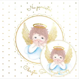 karnet-kwadrat-na-chrzest-aniolek-na-chmurce