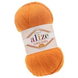 wloczka-alize-cotton-baby-soft-336-pomaranczowy