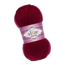 wloczka-alize-cotton-gold-57-bordowy