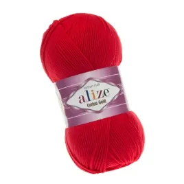 wloczka-alize-cotton-gold-56-czerwony