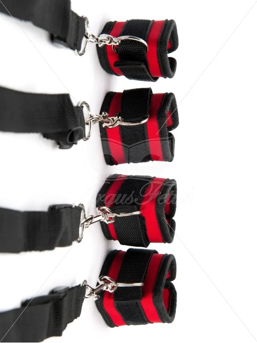 red-wrist-and-ankle-bed-restrain