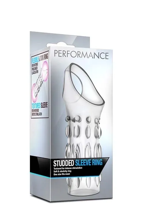 stymulator-performance-studded-sleeve-ring-clear