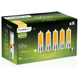 5x-zarowka-led-kapsulka-mini-g9-5w-50w-3000k-ciepla-barwa-szklana-cob